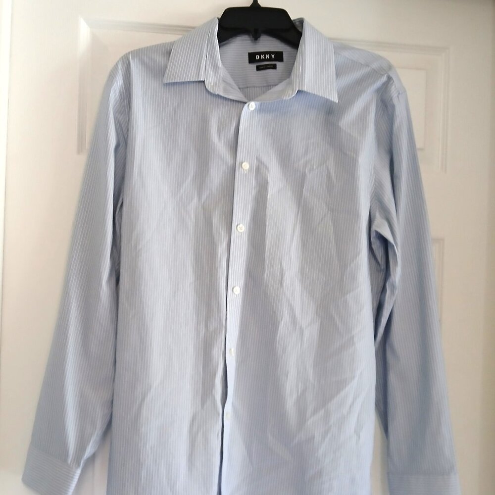DKNY Slim Fit Mens Long sleeve dress shirt